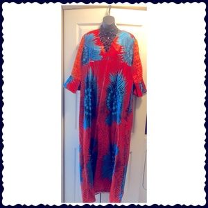 African print dress